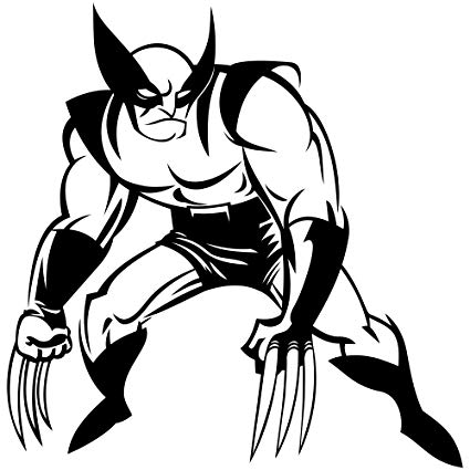 425x425 The Wolverine Vinyl Sticker Marvel Comics Mutant
