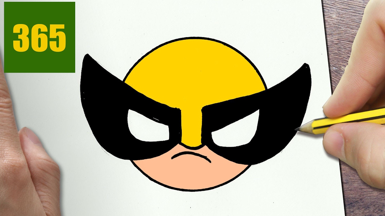 1280x720 How To Draw A Wolverine Cute, Easy Step