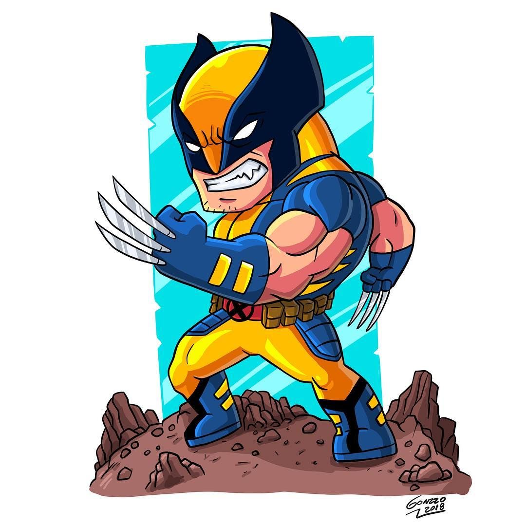 1080x1080 Wolverine Chibi
