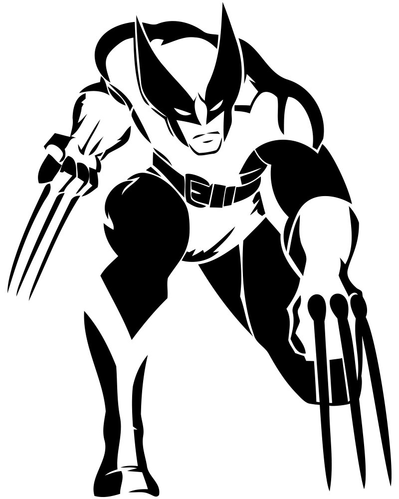 800x1000 the wolverine cartoon animated roommates design