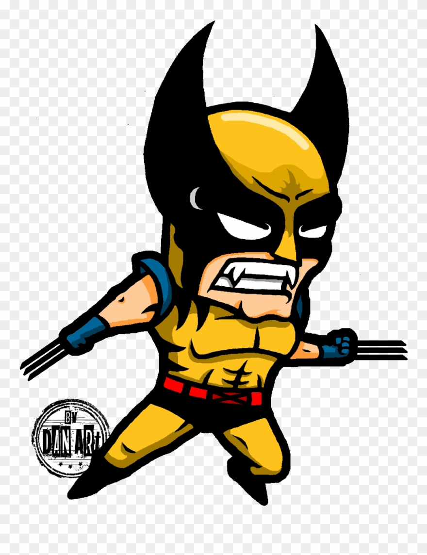 880x1144 Clip Art Superhero Caricature