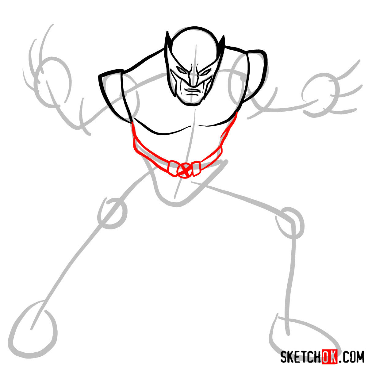 1200x1200 How To Draw Wolverine In His Superhero Suit