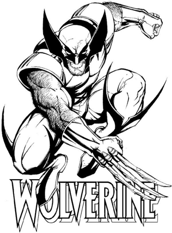 600x812 x men coloring pages wolverine free printable wolverine coloring