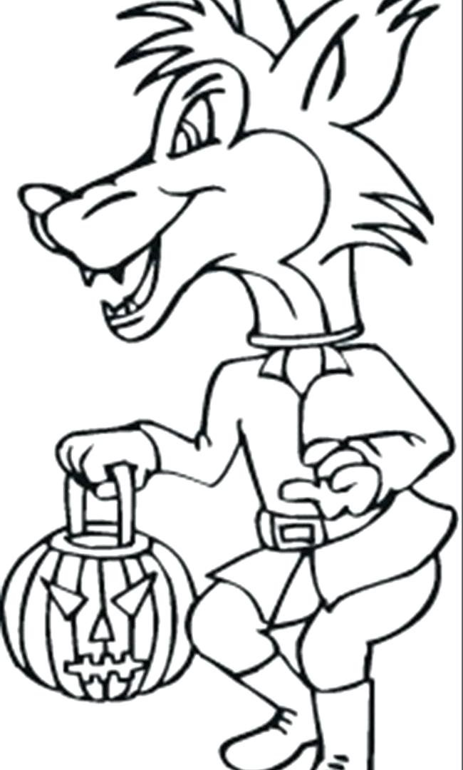 650x1080 Coloring Pages Wolves