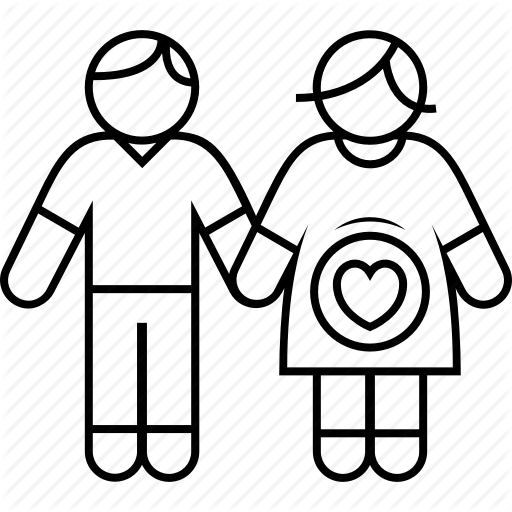 512x512 Couple, Man, Pregnant, Woman Icon