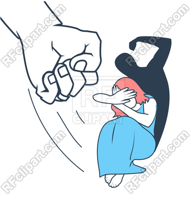 386x400 A Man Beating A Woman Clipart Clip Art Images