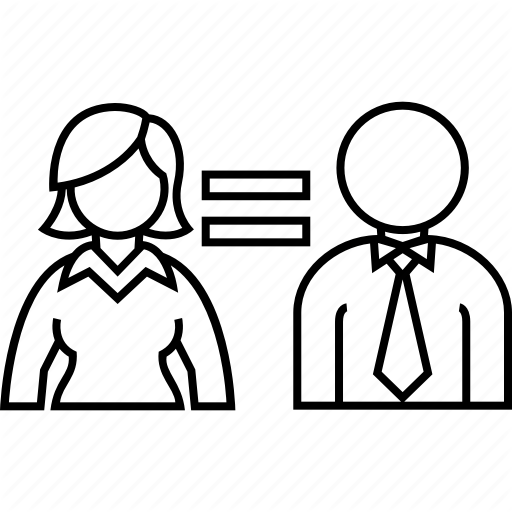 512x512 Equal, Equality, Job, Man, Woman Icon