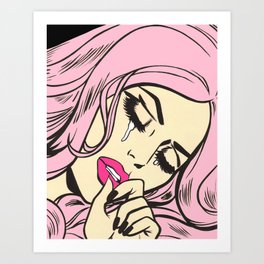 264x264 Woman Crying Art Prints