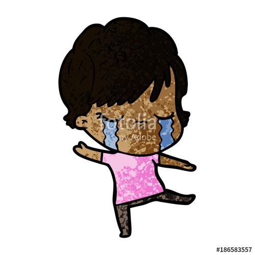 500x500 Cartoon Woman Crying Stock Image And Royalty Free Vector