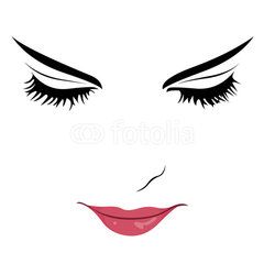240x240 Beautiful Young Woman With Closed Eyes Art In Girl Eyes