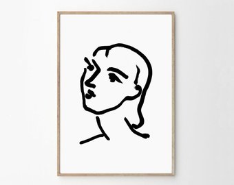 340x270 Face Art Etsy