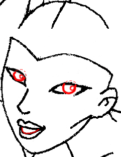 241x312 Drawing Wonder Woman's Face And Head Part