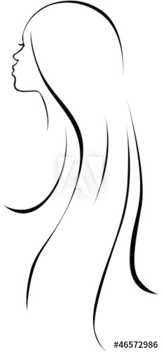 231x500 Beautiful Woman Head