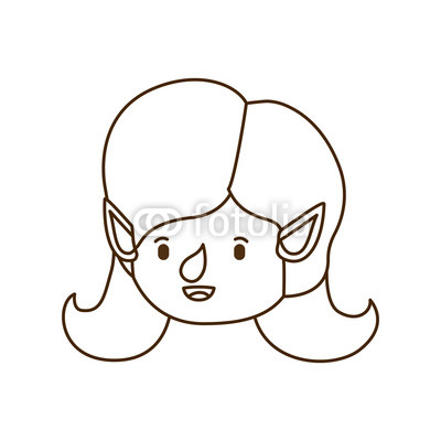 400x400 Elf Woman Head Avatar Character Buy Photos Ap Images Detailview