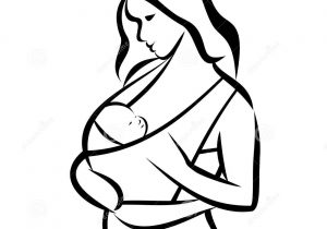 300x210 Mother Holding Baby Drawing