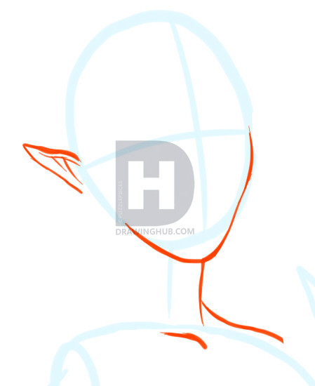 449x550 How To Draw A Naga, Snake Woman, Step