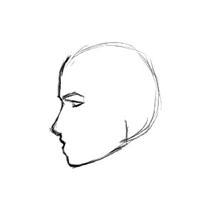 311x311 How To Draw A Female Face In Profile Sharenoesis