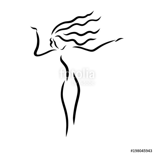 Woman Outline Drawing | Free download on ClipArtMag