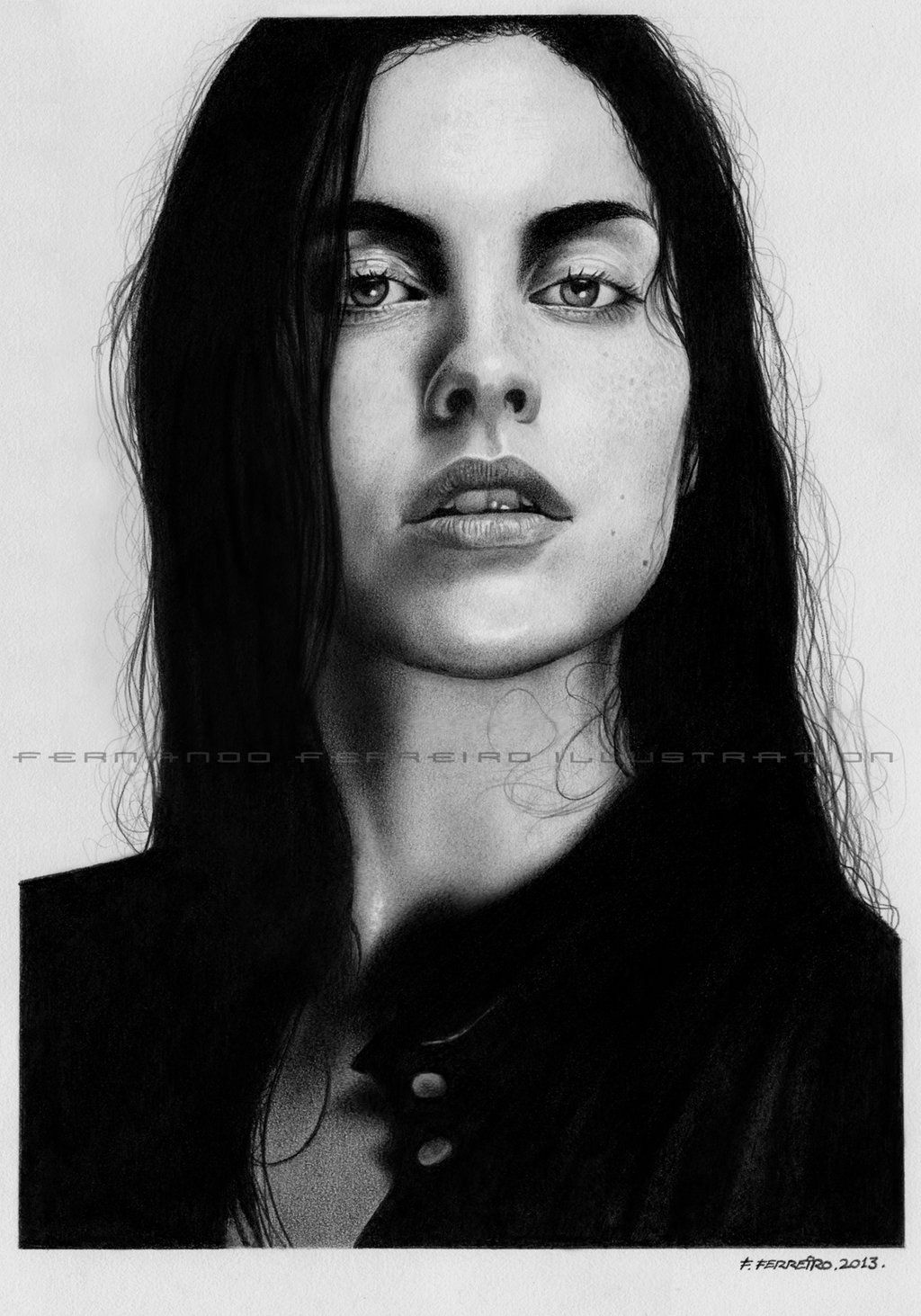 1024x1463 Fernando Ferreiro Colmenares Portraits Drawing Attention