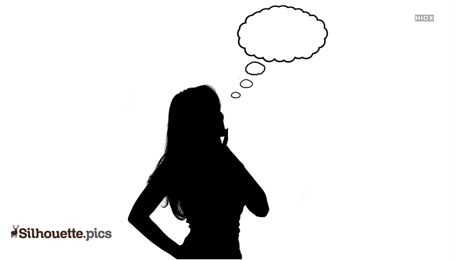 934x534 woman thinking silhouette drawing silhouette pics