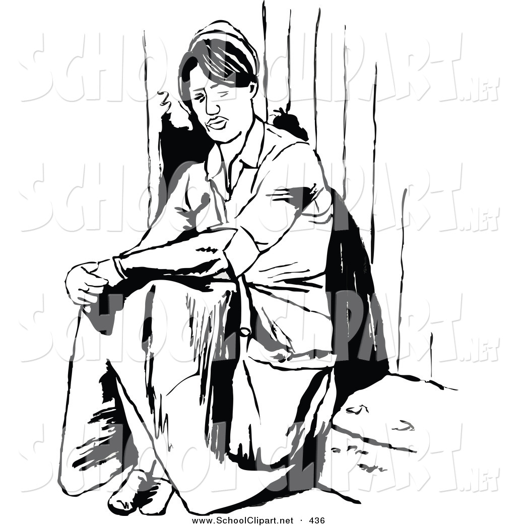 1024x1044 Clip Art Of A Black And White Coloring