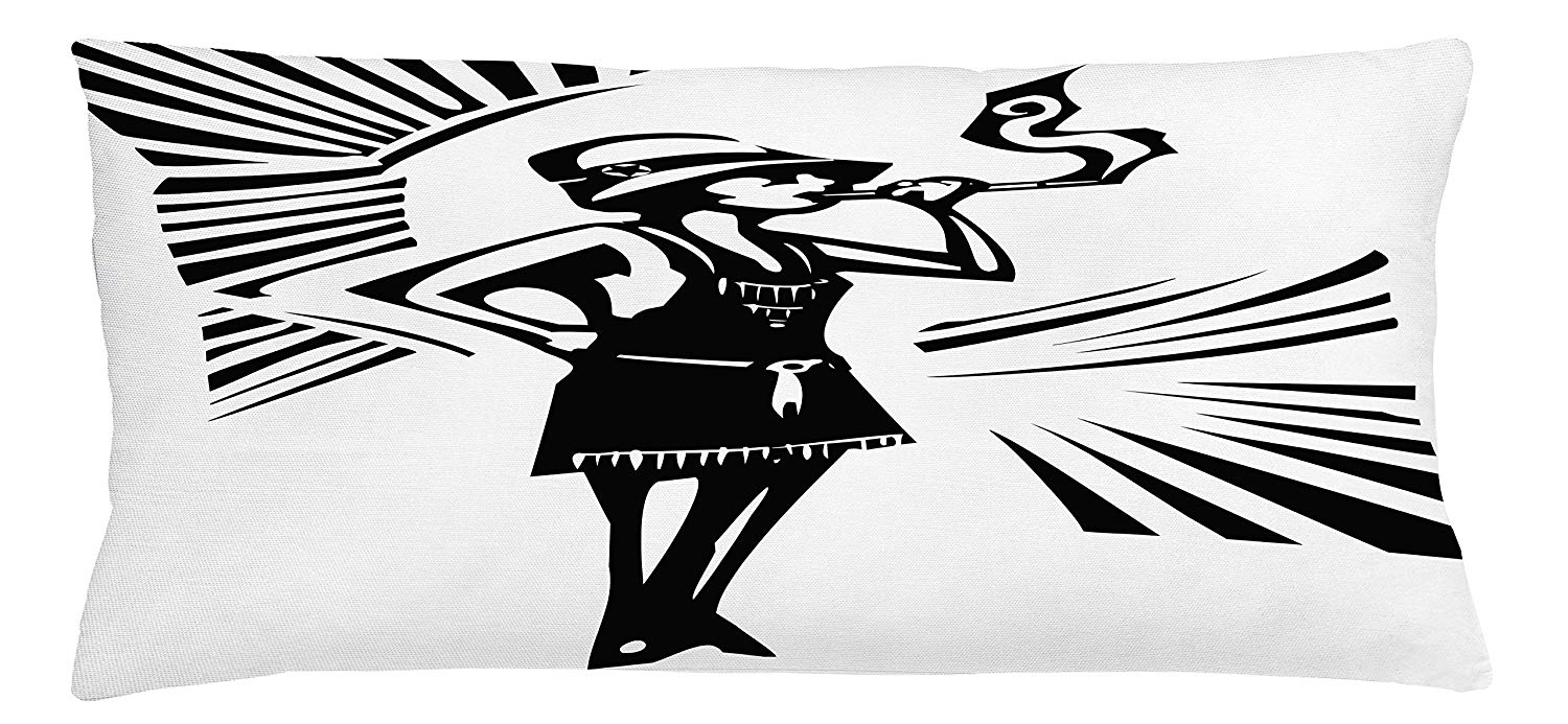 1500x693 Lunarable Sketch Throw Pillow Cushion Cover