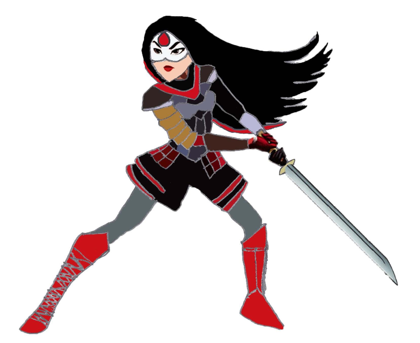 1657x1355 Drawing Katana Warrior Transparent Png Clipart Free Download