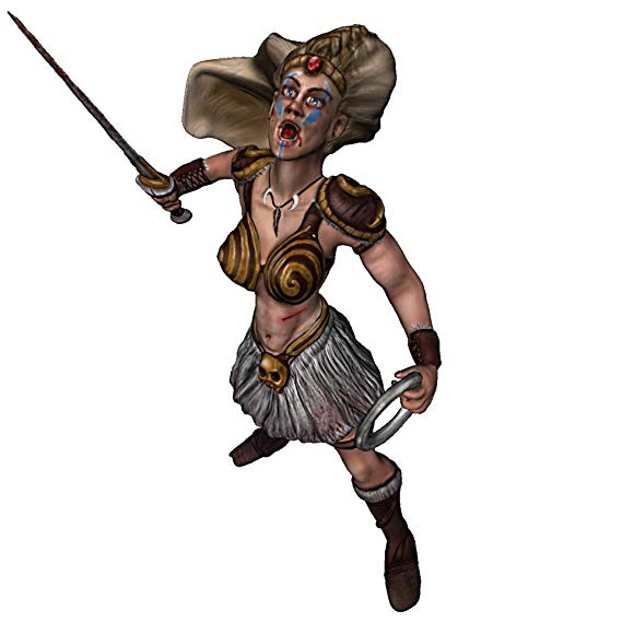 569x569 Home Comforts Laminated Poster Woman Warrior