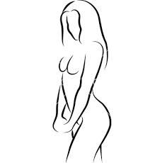 Womans Body Drawing