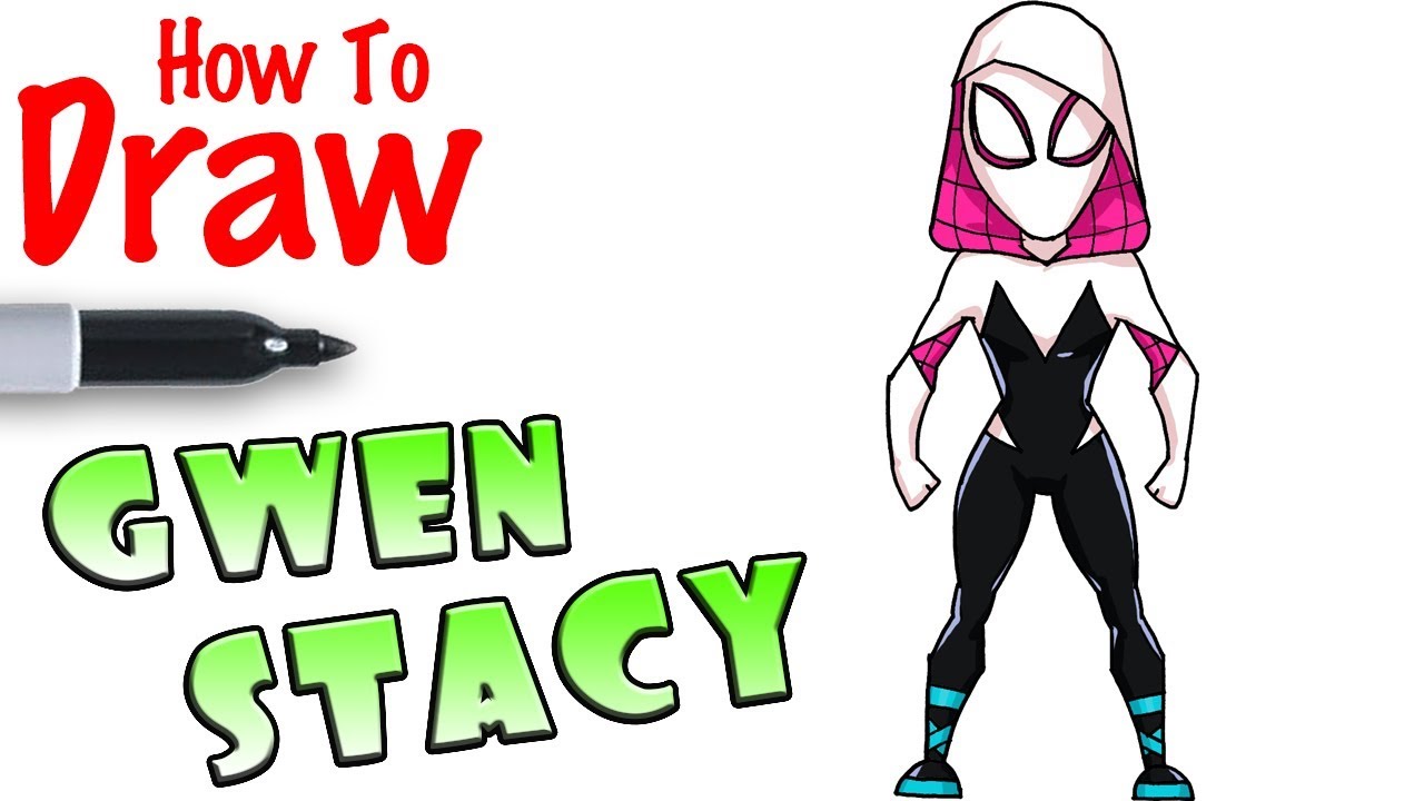 1280x720 How To Draw Gwen Stacy Spider Women