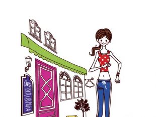 310x233 Simple Vector Drawing Women Free Vectors Ui Download