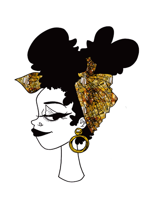 500x694 Illustration Black Girl She Queen Black Fashion Fashion