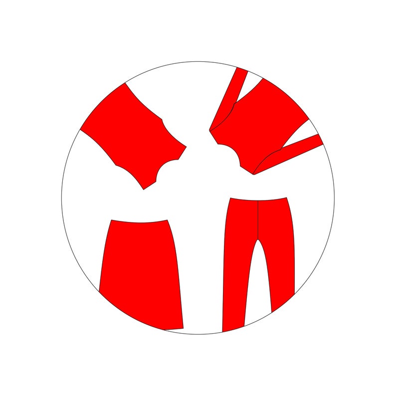 794x794 The Most Basic Vector Fashion Drawing Etsy