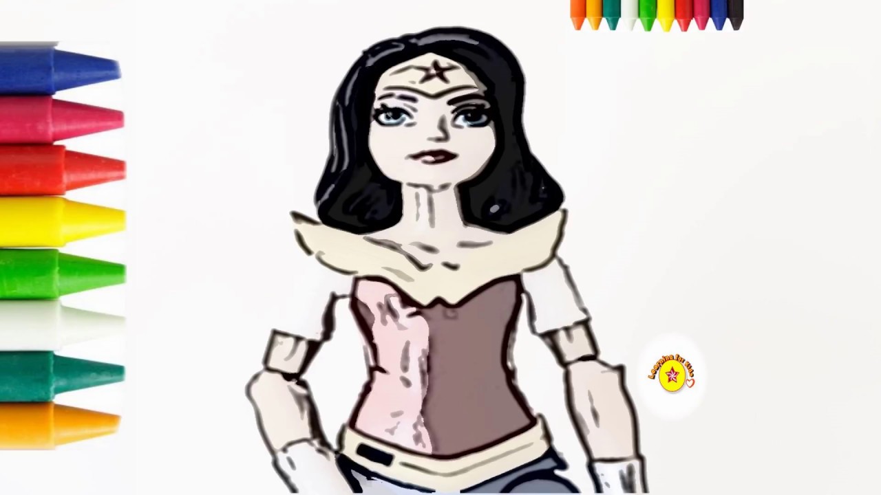 1280x720 How To Draw Wonder Woman, Super Hero Girls