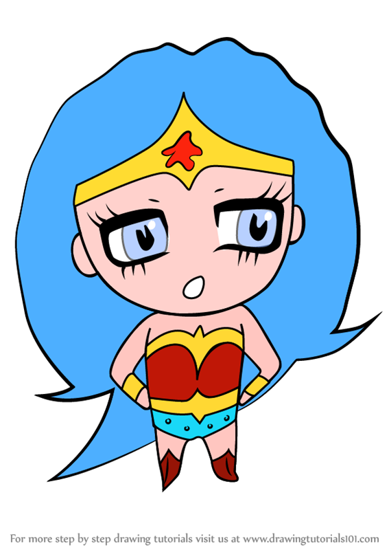 567x800 Learn How To Draw Chibi Wonder Woman