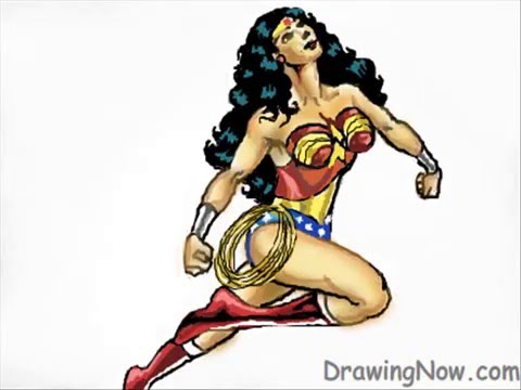 480x360 How To Draw Wonder Woman