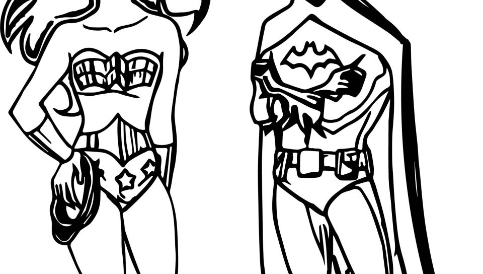960x544 stirring wonder woman coloring logo pages for kids pictures free