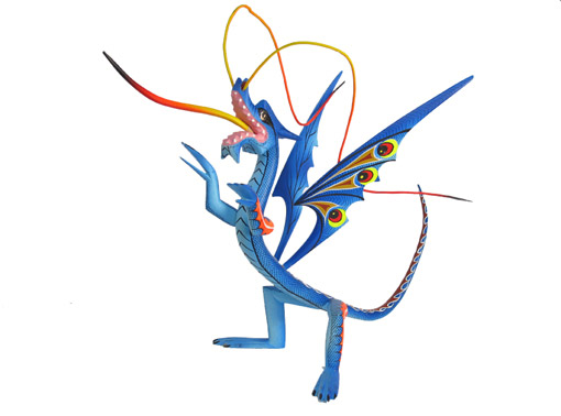 510x378 Dragon Oaxacan Wood Carving Alebrije, Handmade