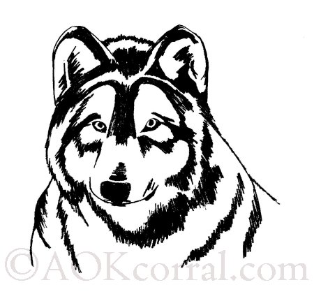 450x441 Plan Furniture Free Wolf Wood Carving Patterns