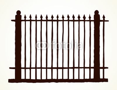 400x306 Fence Vector Drawing Buy Photos Ap Images Detailview