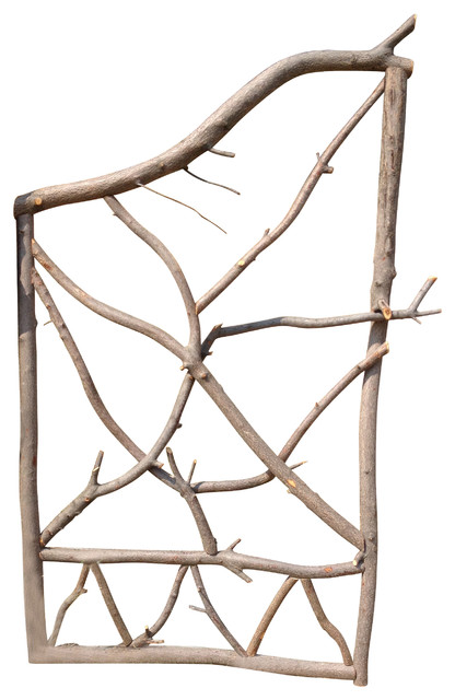 416x640 Wood Fence Garden Gate, Serviceberry Branches