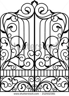 236x328 New Design Wrought Iron Panels For Fence Gate Wholesale