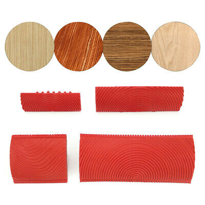 400x400 Rubber Wood Grain Paint Roller Diy Graining Painting Drawing Tool