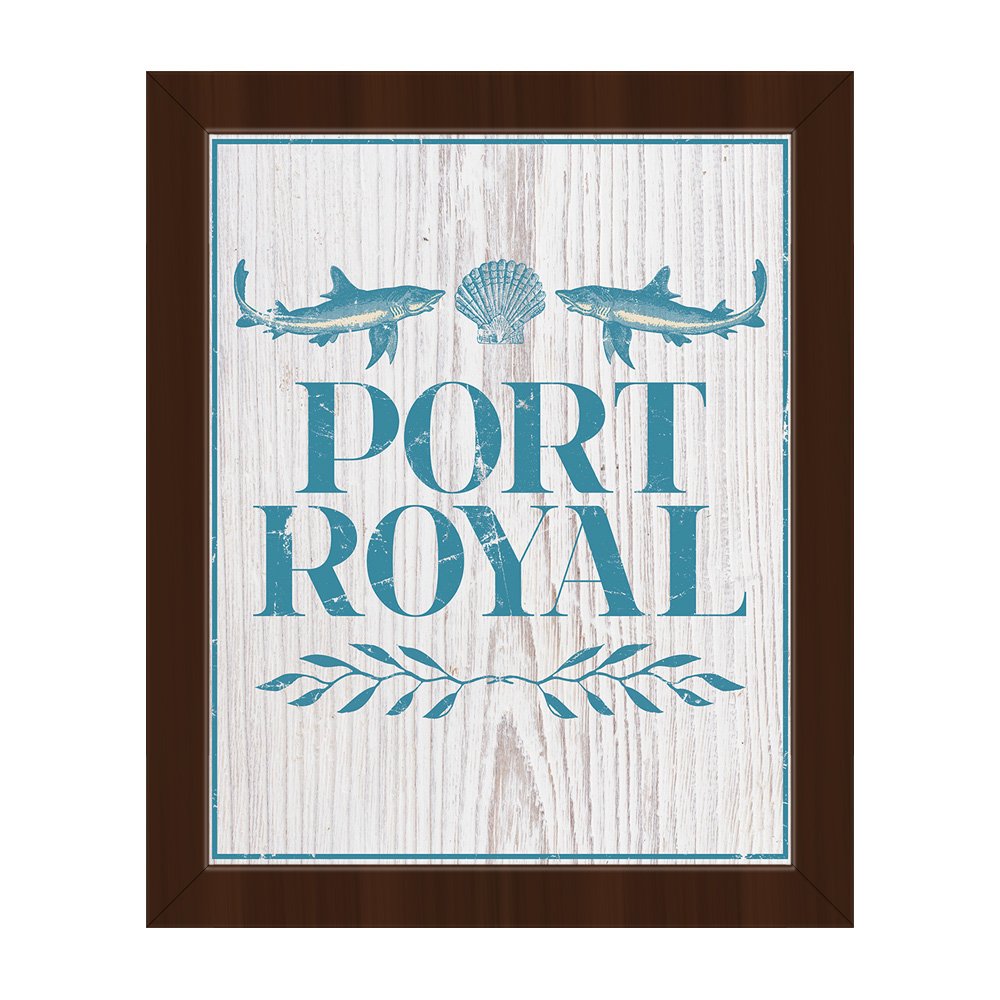 1000x1000 Port Royal Turquoise Nautical Indoor Sign