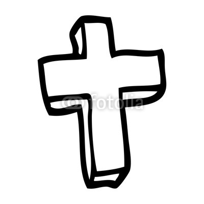 400x400 Line Drawing Cartoon Wood Cross Buy Photos Ap Images Detailview