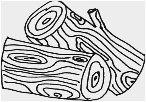 476x333 Log Cabin Coloring