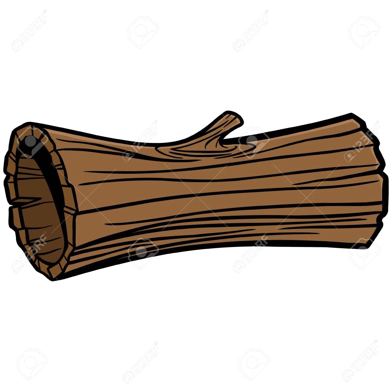 Wood Log Drawing 