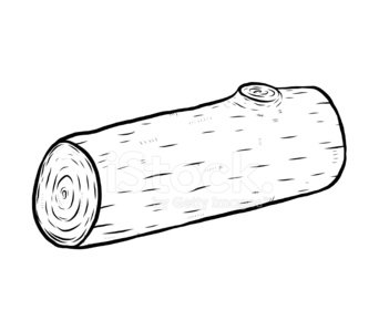 342x299 Wood Log Premium Clipart
