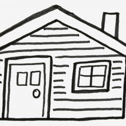 250x250 Cabin Drawing Step