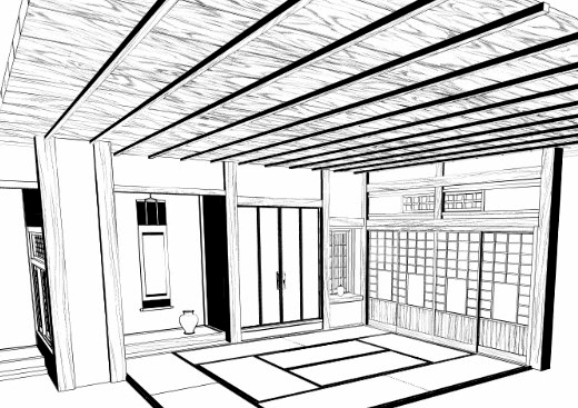 520x367 Wood Pattern Type Brushes Manga Materials